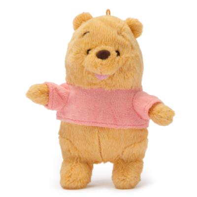 Disney Store Japan Winnie the Pooh Snowy Small Soft Toy Keyring - 14cm