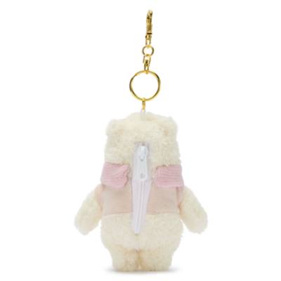 Disney Store Japan Winnie the Pooh Snowy Small Soft Toy Keyring - 14cm