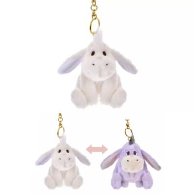 Piccolo peluche portachiavi Ih-Oh innevato, Winnie the Pooh, Disney Store Japan, 13 cm