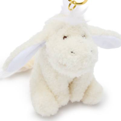 Disney Store Japan - Winnie Puuh - I-Aah - Schnee - Schl&uuml;sselanh&auml;nger mit kleinem Kuscheltier - 13 cm