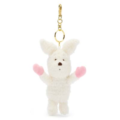 Piccolo peluche portachiavi Pimpi innevato, Winnie the Pooh, Disney Store Japan, 13 cm
