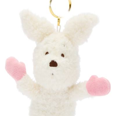 Disney Store Japan Piglet Snowy Small Soft Toy Keyring, Winnie the Pooh - 13cm