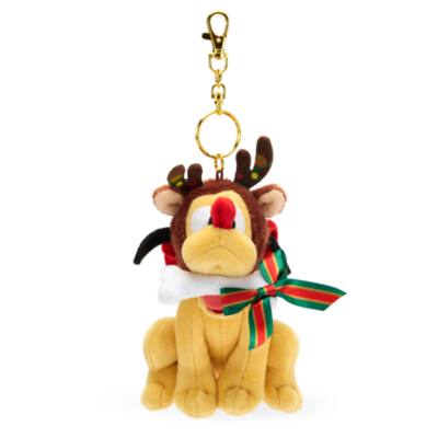 Disney Store Japan Pluto Festive Small Soft Toy Keyring - 15cm