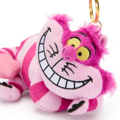 Disney Store Japan Cheshire Cat Small Soft Toy Keyring, Alice in Wonderland - 12cm