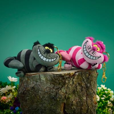 Piccolo peluche portachiavi Stregatto Alice nel Paese delle Meraviglie Disney Store Japan, 12 cm