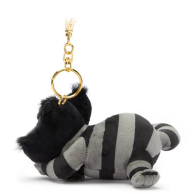 Disney Store Japan Cheshire Cat Black Small Soft Toy Keyring, Alice in Wonderland - 12cm
