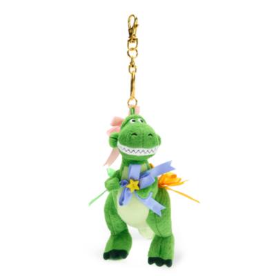 Piccolo peluche portachiavi Rex 30&deg; anniversario Disney Store Japan, Toy Story, 13,5 cm