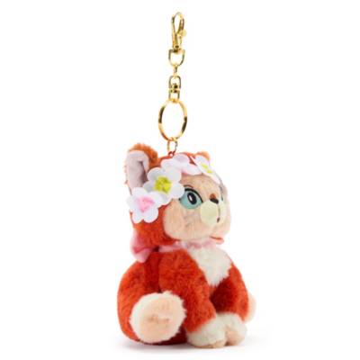 Disney Store Japon Porte-cl&eacute;s petite peluche Dinah, Alice au Pays des Merveilles, 12,5&nbsp;cm