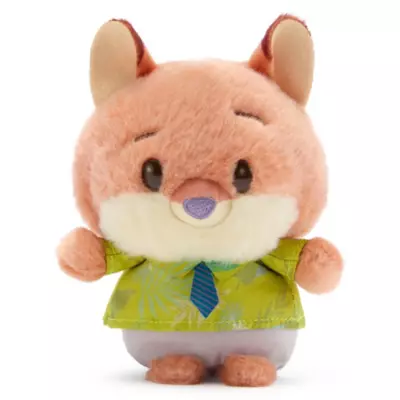 Disney Store Japan Nick Wilde Urupocha-Chan Mini Soft Toy, Zootropolis - 11cm