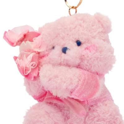 Disney Store Japan Winnie the Pooh Soft Toy Keyring - 11cm