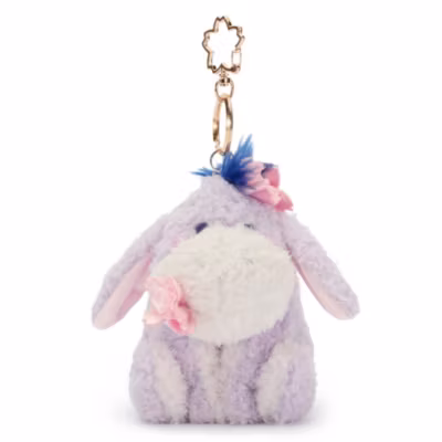 Disney Store Japan Eeyore Soft Toy Keyring, Winnie the Pooh - 11cm