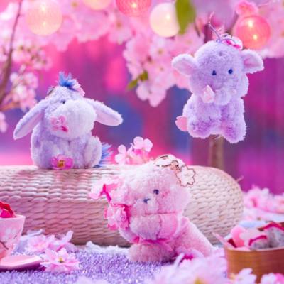 Disney Store Japan Lumpy Soft Toy Keyring, Winnie the Pooh - 11cm