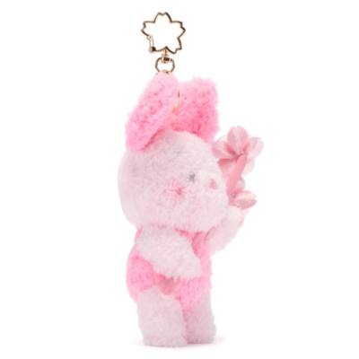 Disney Store Japan Piglet Sakura Small Soft Toy Keyring, Winnie the Pooh - 15cm