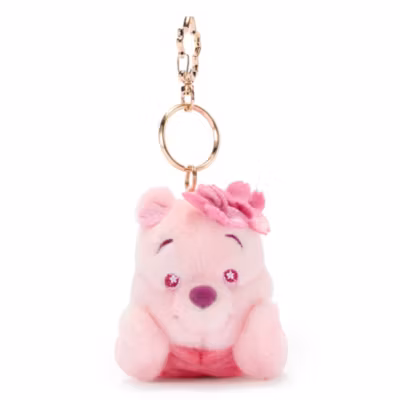 Disney Store Japan Winnie the Pooh Sakura Small Soft Toy Keyring - 15cm