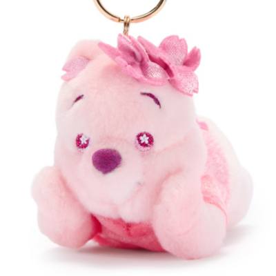 Disney Store Japan Winnie the Pooh Sakura Small Soft Toy Keyring - 15cm