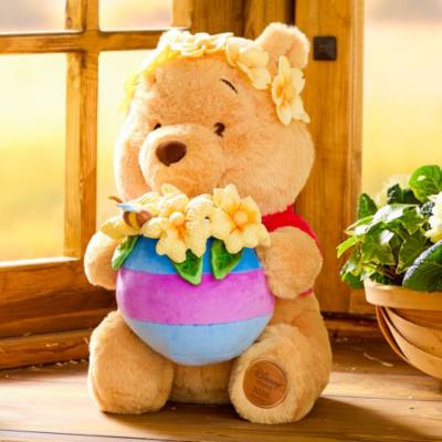 Winnie Puuh - Blumen - Mittelgro&szlig;es Kuscheltier - 33 cm