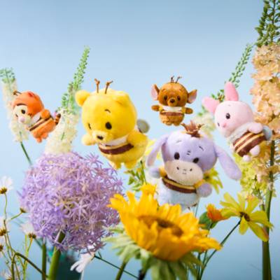 Winnie the Pooh as Bee Urupocha-Chan Mini Soft Toy - 11cm