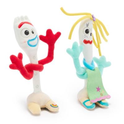 Set di mini peluche magnetici da spalla Forky e Karen Beverly, Toy Story 5,&nbsp;20 cm