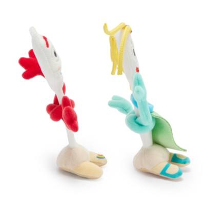 Set di mini peluche magnetici da spalla Forky e Karen Beverly, Toy Story 5,&nbsp;20 cm