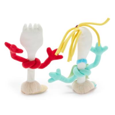 Set di mini peluche magnetici da spalla Forky e Karen Beverly, Toy Story 5,&nbsp;20 cm