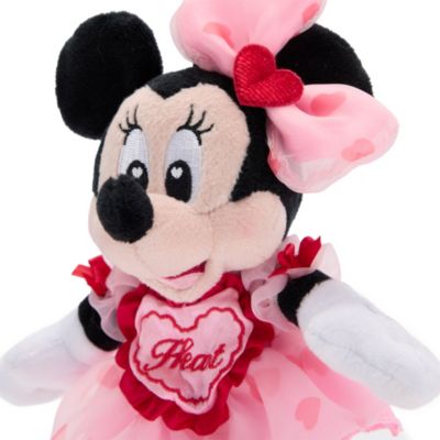 Disney Store Japan - Minnie Maus - Sweetheart - Schl&uuml;sselanh&auml;nger mit kleinem Kuscheltier - 14 cm