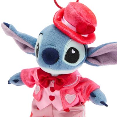 Disney Store Japan - Lilo & Stitch - Stitch - Sweetheart - Schl&uuml;sselanh&auml;nger mit kleinem Kuscheltier - 12 cm
