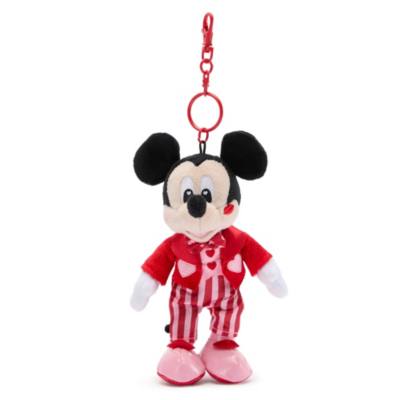 Disney Store Japan - Micky Maus - Sweetheart - Schl&uuml;sselanh&auml;nger mit kleinem Kuscheltier - 14 cm