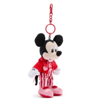 Disney Store Japan - Micky Maus - Sweetheart - Schl&uuml;sselanh&auml;nger mit kleinem Kuscheltier - 14 cm