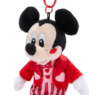Disney Store Japan - Micky Maus - Sweetheart - Schl&uuml;sselanh&auml;nger mit kleinem Kuscheltier - 14 cm