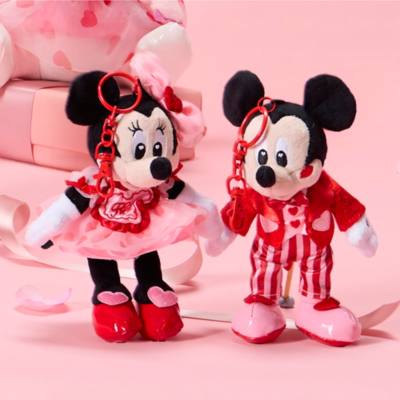 Disney Store Japan - Micky Maus - Sweetheart - Schl&uuml;sselanh&auml;nger mit kleinem Kuscheltier - 14 cm