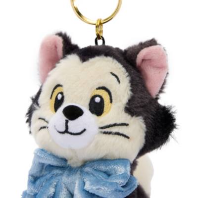 Disney Store Japan - Pinocchio - Figaro - Schl&uuml;sselanh&auml;nger mit kleinem Kuscheltier - 14 cm