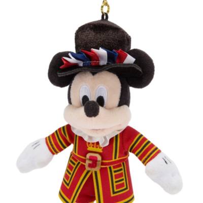 Mickey Mouse London Beefeater Small Soft Toy Keyring - 17cm