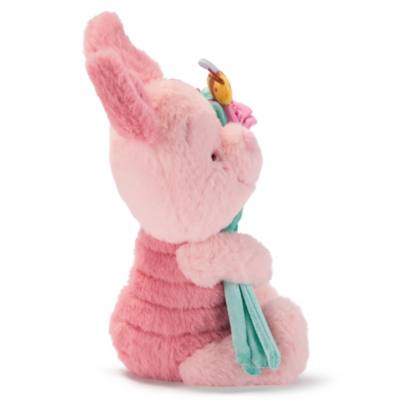 Peluche Porcinet avec fleurs de taille moyenne, Winnie l'Ourson, 22&nbsp;cm