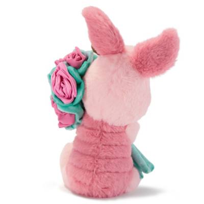 Peluche Porcinet avec fleurs de taille moyenne, Winnie l'Ourson, 22&nbsp;cm