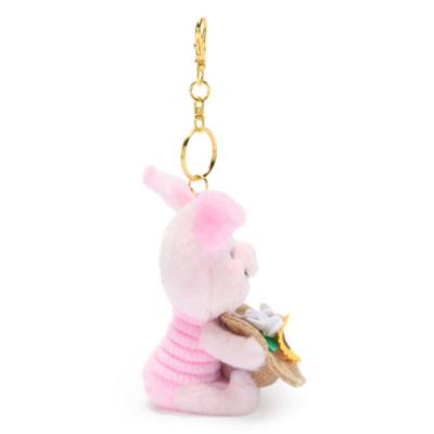 Disney Store Japan - Winnie Puuh - Ferkel - Summertime Soft Toy Keyring Kollektion - Kuscheltier-Schl&uuml;sselanh&auml;nger - 7 cm