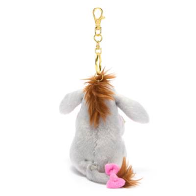 Disney Store Japan - Winnie Puuh - I-Aah - Summertime Soft Toy Keyring Kollektion - Kuscheltier-Schl&uuml;sselanh&auml;nger - 13 cm