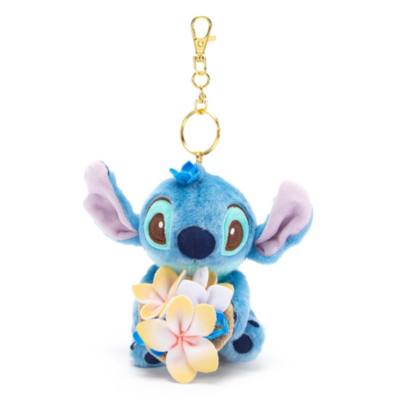 Llavero peluche Stitch, Lilo y Stitch, Summertime, Disney Store Jap&oacute;n (13&nbsp;cm)