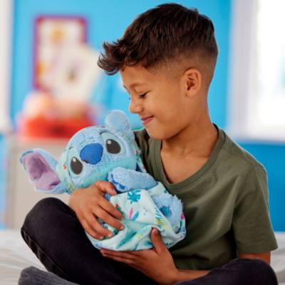 Stitch Disney Babies Small Soft Toy in Swaddle, Lilo & Stitch