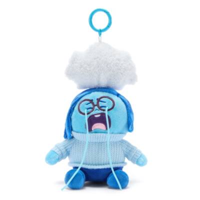 Sadness Small Soft Toy Keyring, Inside Out - 14cm