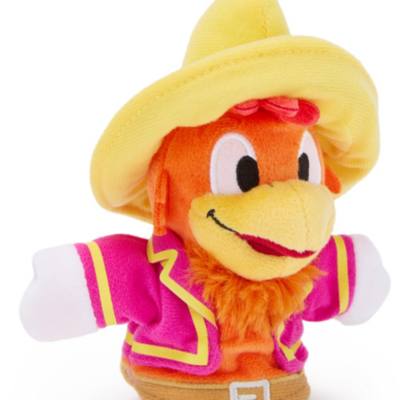 Llavero peluche marioneta dedo Panchito Pistoles, Los tres caballeros, Disney Store Jap&oacute;n (15&nbsp;cm)