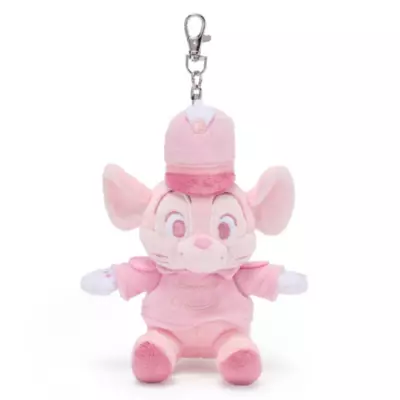 Dumbo - Timotheus - Rosafarbener Kuscheltier-Schl&uuml;sselanh&auml;nger - 8 cm