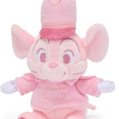 Dumbo - Timotheus - Rosafarbener Kuscheltier-Schl&uuml;sselanh&auml;nger - 8 cm