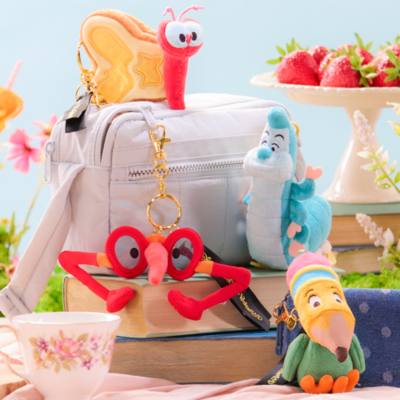 Disney Store Japon Porte-cl&eacute;s peluche La chenille, Alice au Pays des Merveilles - 15&nbsp;cm