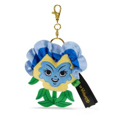 Disney Store Japon Porte-cl&eacute;s peluche Fleurs chantantes, Alice au Pays des Merveilles, 8&nbsp;cm