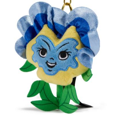 Disney Store Japon Porte-cl&eacute;s peluche Fleurs chantantes, Alice au Pays des Merveilles, 8&nbsp;cm
