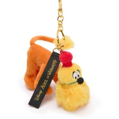 Disney Store Japon Porte-cl&eacute;s peluche Chien-Brosse, Alice au Pays des Merveilles, 10&nbsp;cm