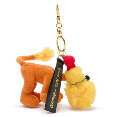 Disney Store Japon Porte-cl&eacute;s peluche Chien-Brosse, Alice au Pays des Merveilles, 10&nbsp;cm