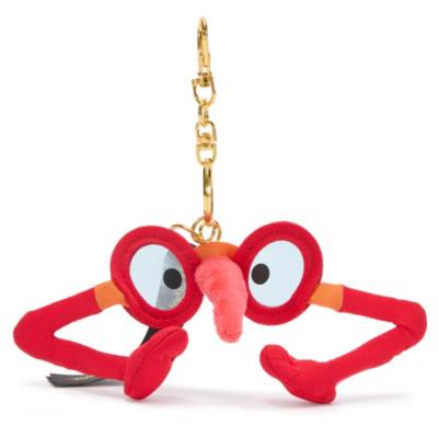 Disney Store Japon Porte-cl&eacute;s peluche Oiseau &agrave; lunettes, Alice au Pays des Merveilles, 15&nbsp;cm