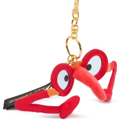 Disney Store Japon Porte-cl&eacute;s peluche Oiseau &agrave; lunettes, Alice au Pays des Merveilles, 15&nbsp;cm
