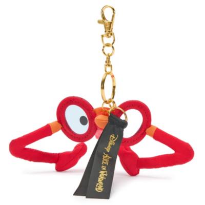 Disney Store Japon Porte-cl&eacute;s peluche Oiseau &agrave; lunettes, Alice au Pays des Merveilles, 15&nbsp;cm
